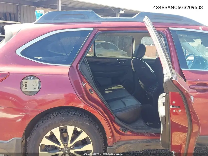 2016 SUBARU OUTBACK VIN 4S4BSANC6G3209503 — фото 8