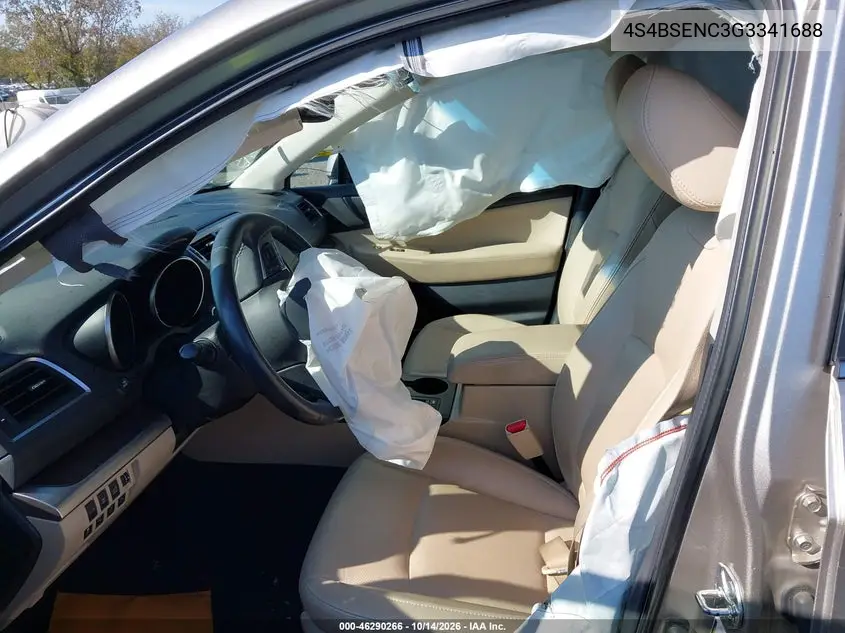 2016 SUBARU OUTBACK VIN 4S4BSENC3G3341688 — фото 5
