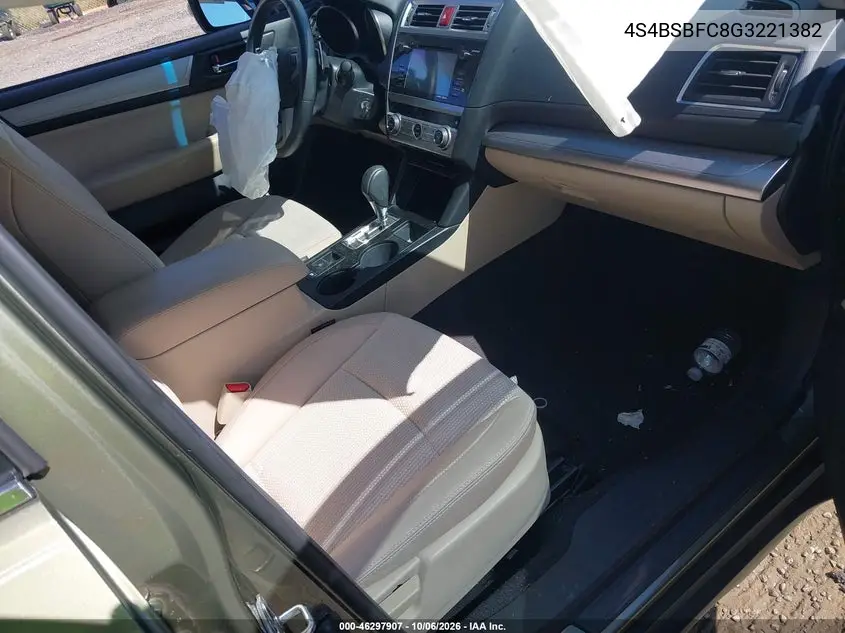 2016 SUBARU OUTBACK VIN 4S4BSBFC8G3221382 — фото 5