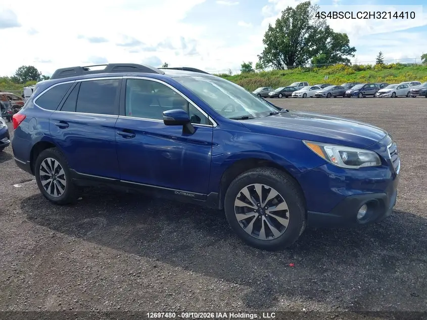 2017 SUBARU OUTBACK VIN 4S4BSCLC2H3214410 — фото 13
