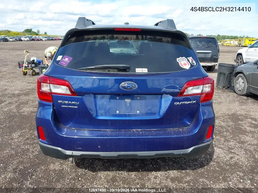 2017 SUBARU OUTBACK VIN 4S4BSCLC2H3214410 — фото 16