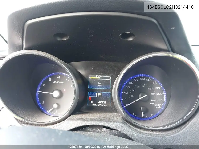 2017 SUBARU OUTBACK VIN 4S4BSCLC2H3214410 — фото 7