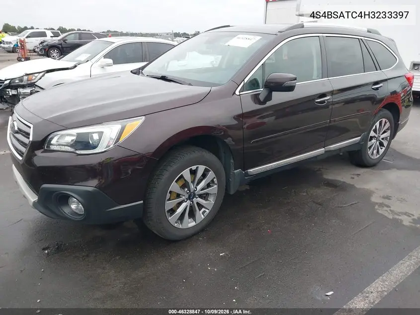 2017 SUBARU OUTBACK VIN 4S4BSATC4H3233397 — фото 2