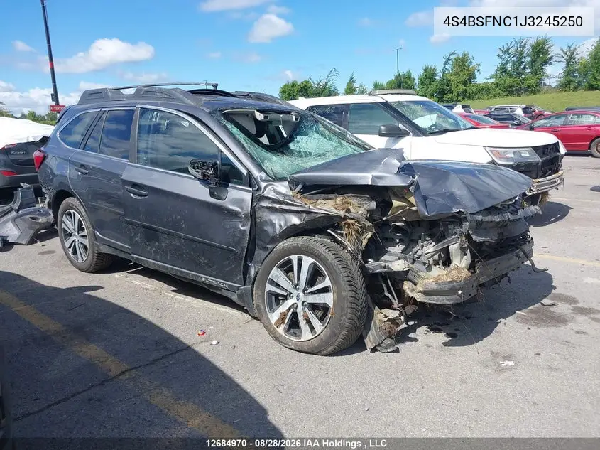 SUBARU OUTBACK 2018, VIN 4S4BSFNC1J3245250