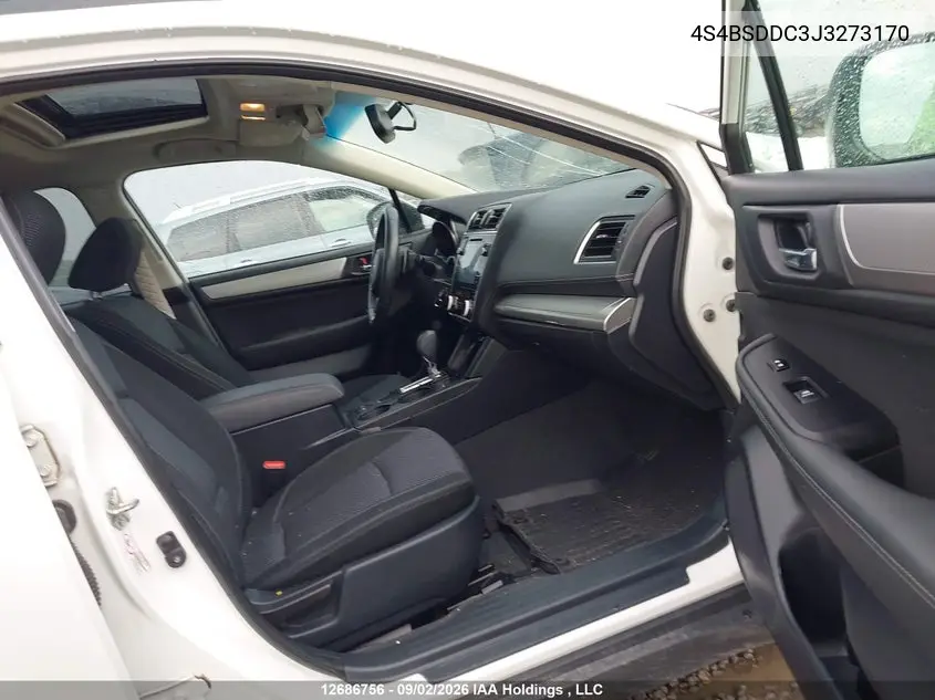2018 SUBARU OUTBACK VIN 4S4BSDDC3J3273170 — фото 5