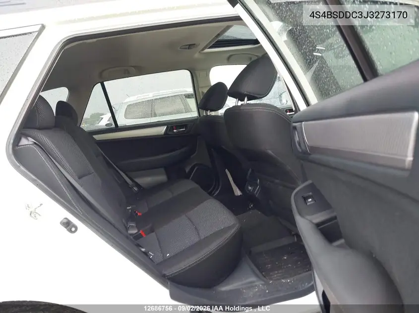 2018 SUBARU OUTBACK VIN 4S4BSDDC3J3273170 — фото 8