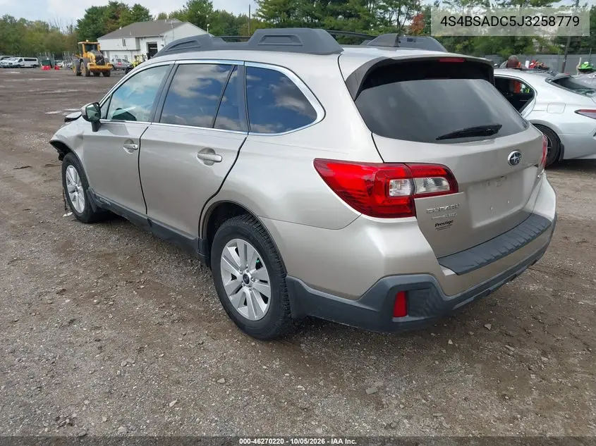 2018 SUBARU OUTBACK VIN 4S4BSADC5J3258779 — фото 3
