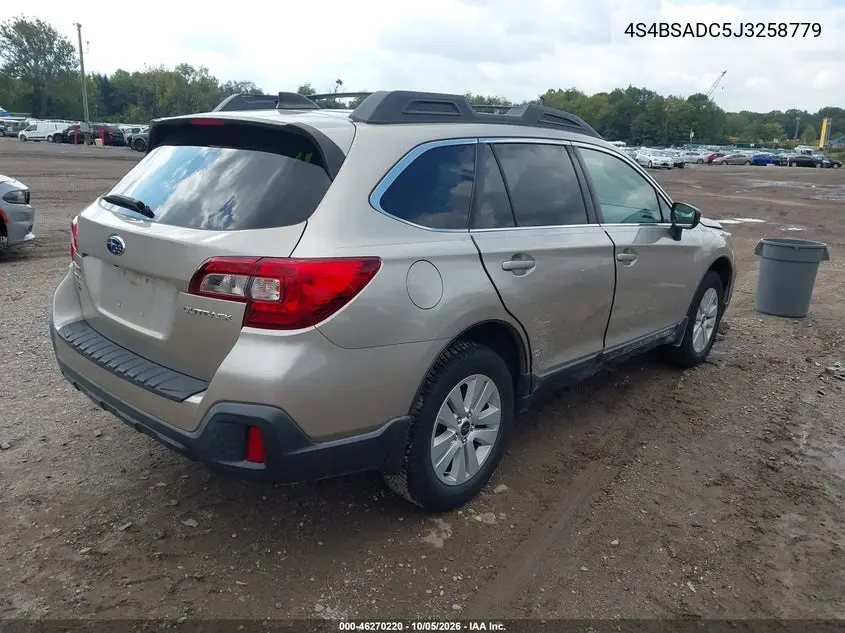 2018 SUBARU OUTBACK VIN 4S4BSADC5J3258779 — фото 4