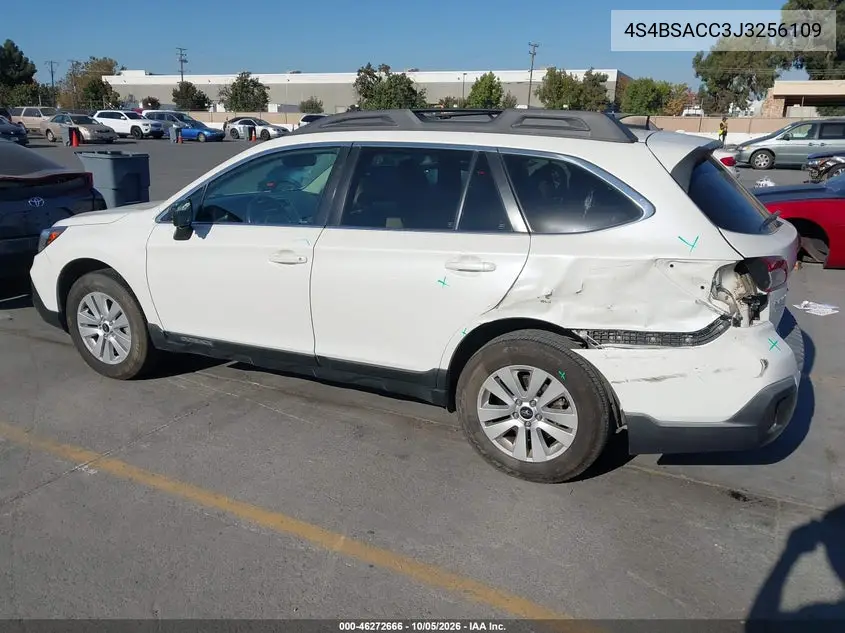 2018 SUBARU OUTBACK VIN 4S4BSACC3J3256109 — фото 3
