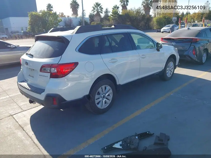 2018 SUBARU OUTBACK VIN 4S4BSACC3J3256109 — фото 4