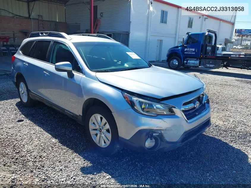 SUBARU OUTBACK 2018, VIN 4S4BSACC2J3313058
