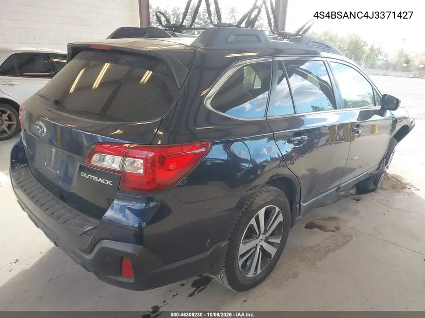 2018 SUBARU OUTBACK VIN 4S4BSANC4J3371427 — фото 4