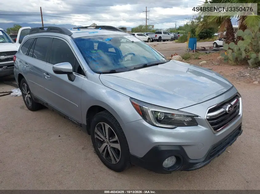 SUBARU OUTBACK 2018, VIN 4S4BSENC1J3350476