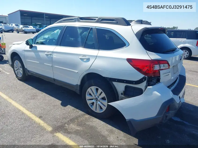 2018 SUBARU OUTBACK VIN 4S4BSAFC0J3291475 — фото 3