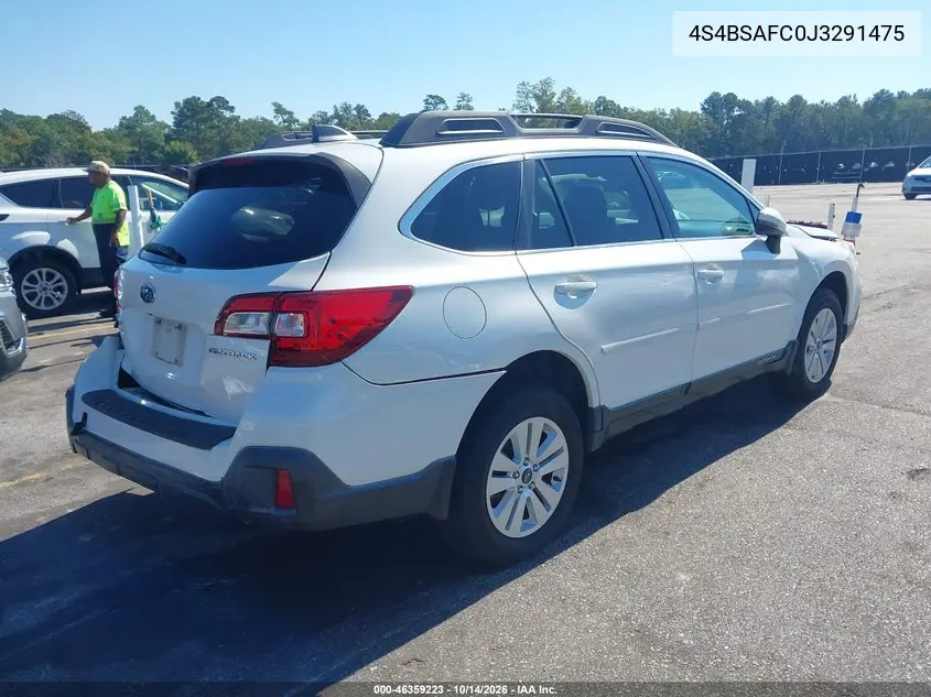 2018 SUBARU OUTBACK VIN 4S4BSAFC0J3291475 — фото 4