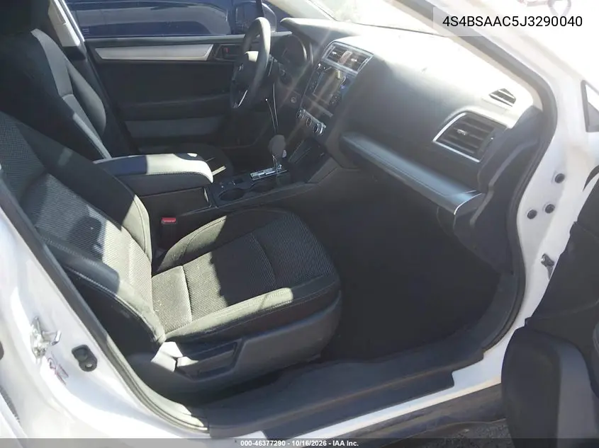 2018 SUBARU OUTBACK VIN 4S4BSAAC5J3290040 — фото 5
