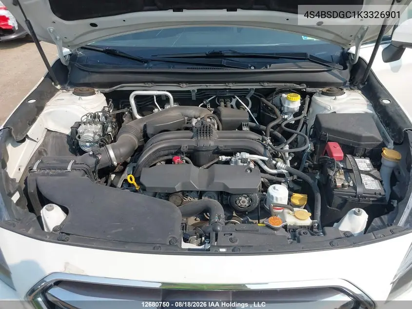 2019 SUBARU OUTBACK VIN 4S4BSDGC1K3326901 — фото 10