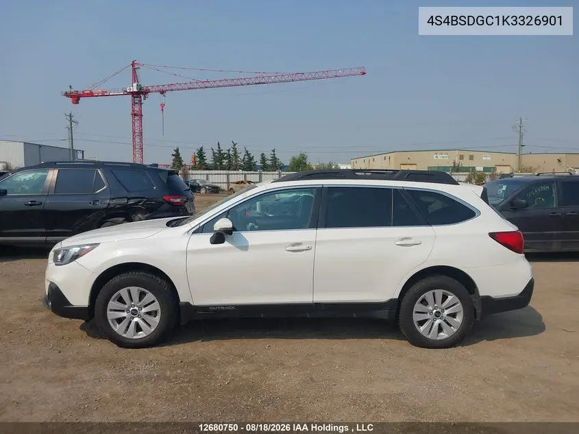 2019 SUBARU OUTBACK VIN 4S4BSDGC1K3326901 — фото 14