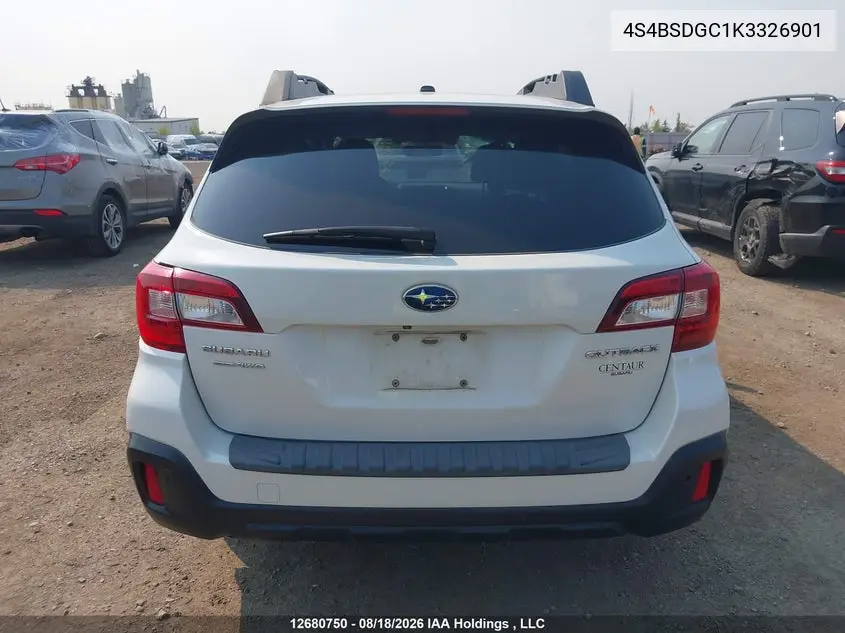 2019 SUBARU OUTBACK VIN 4S4BSDGC1K3326901 — фото 16