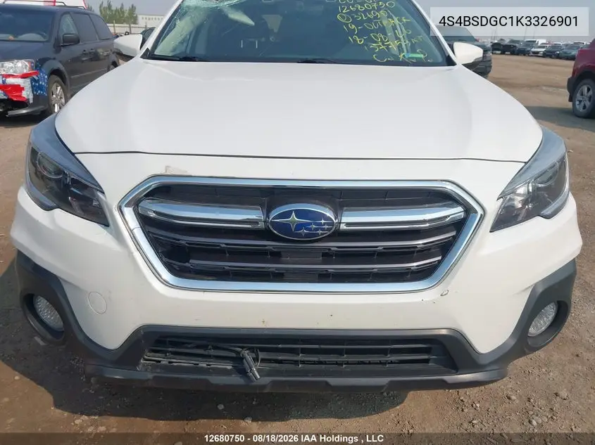 2019 SUBARU OUTBACK VIN 4S4BSDGC1K3326901 — фото 6