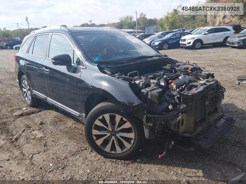 SUBARU OUTBACK 2019, VIN 4S4BSATCXK3380928