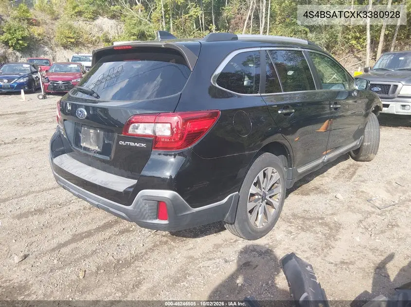 2019 SUBARU OUTBACK VIN 4S4BSATCXK3380928 — фото 4