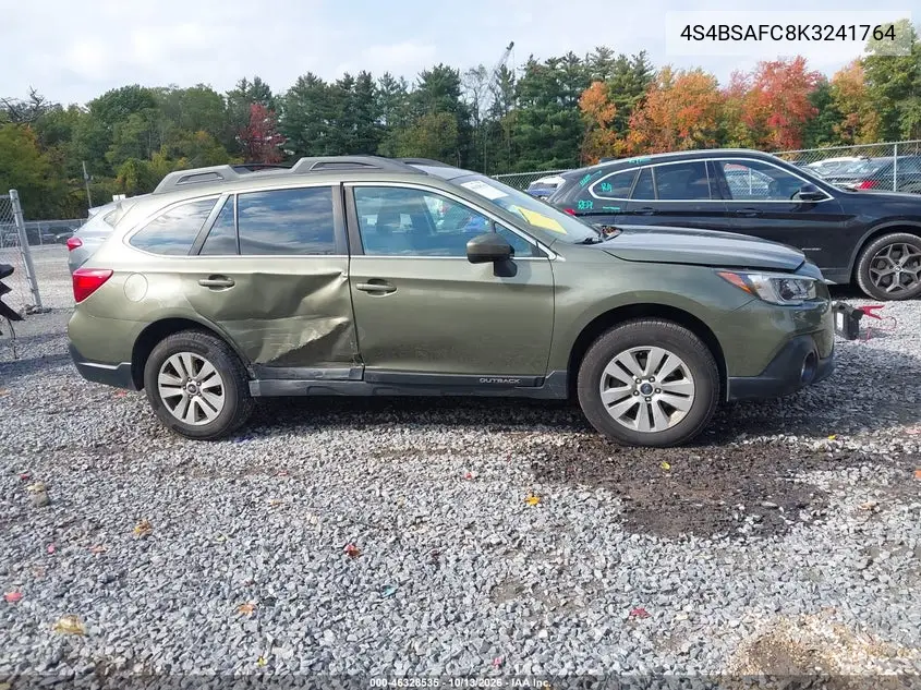 2019 SUBARU OUTBACK VIN 4S4BSAFC8K3241764 — фото 13