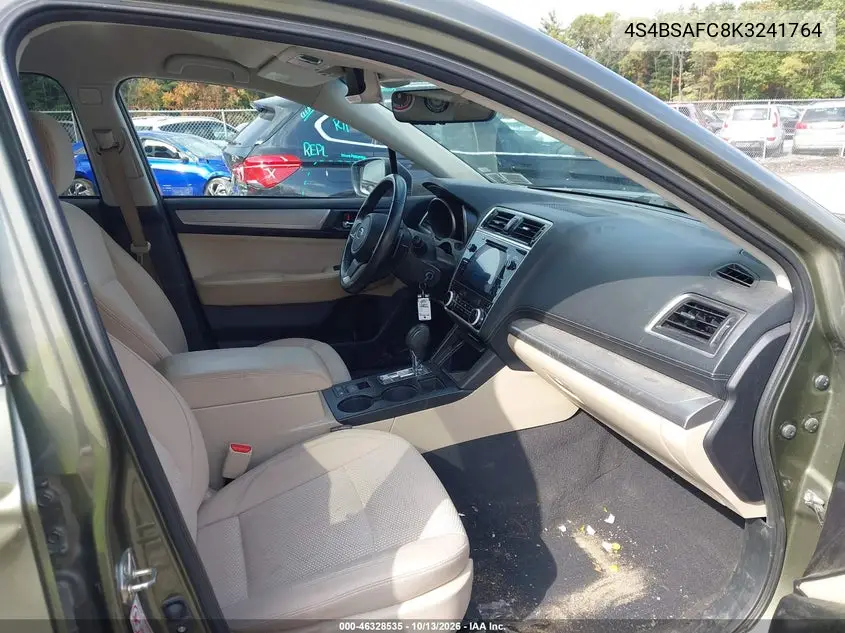 2019 SUBARU OUTBACK VIN 4S4BSAFC8K3241764 — фото 5