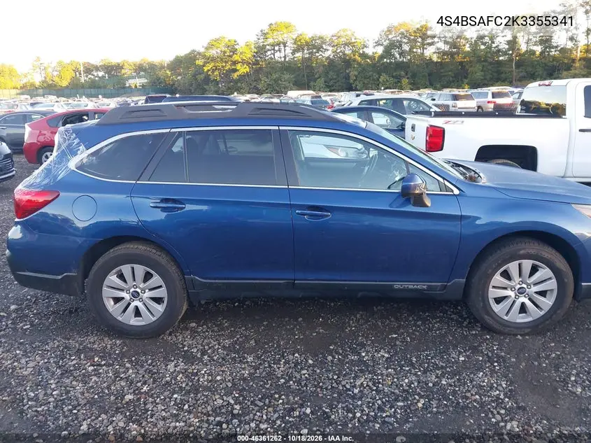 2019 SUBARU OUTBACK VIN 4S4BSAFC2K3355341 — фото 13