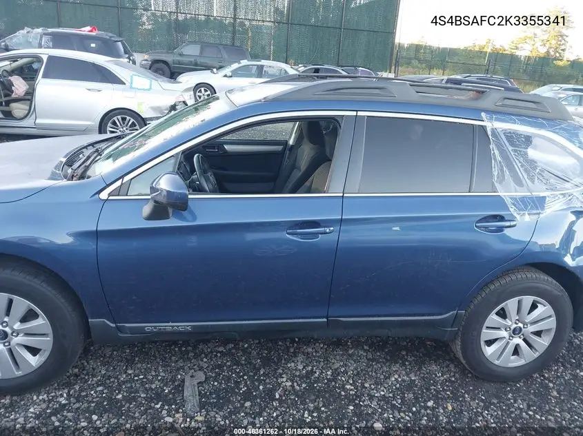 2019 SUBARU OUTBACK VIN 4S4BSAFC2K3355341 — фото 14