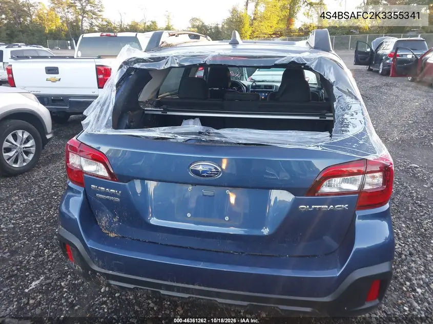2019 SUBARU OUTBACK VIN 4S4BSAFC2K3355341 — фото 16