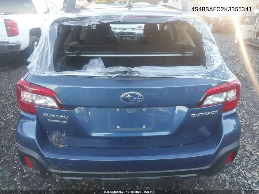 2019 SUBARU OUTBACK VIN 4S4BSAFC2K3355341 — фото 6