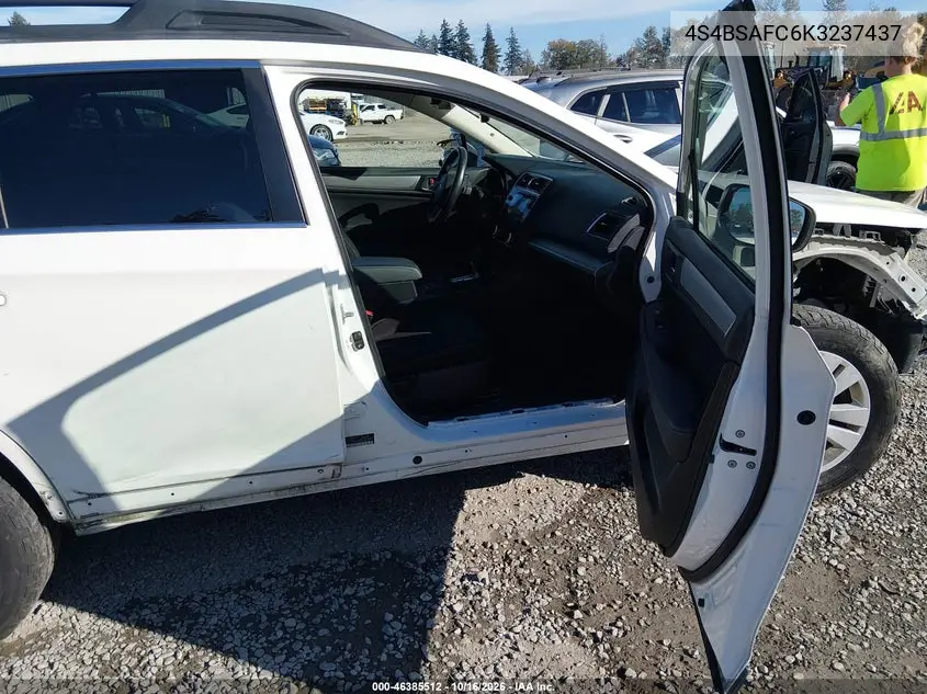 2019 SUBARU OUTBACK VIN 4S4BSAFC6K3237437 — фото 5