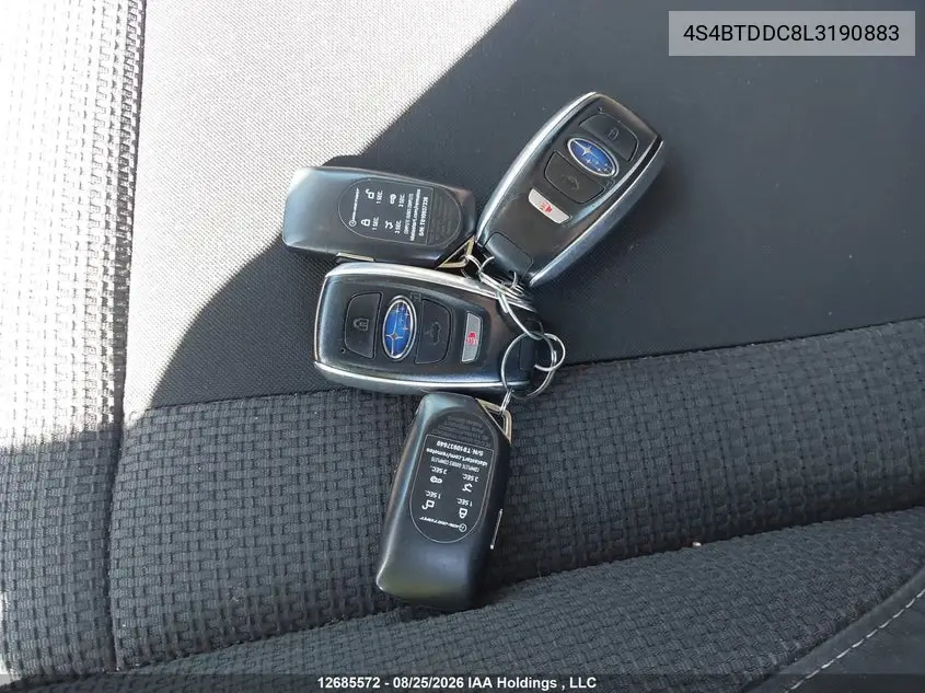 2020 SUBARU OUTBACK VIN 4S4BTDDC8L3190883 — фото 11