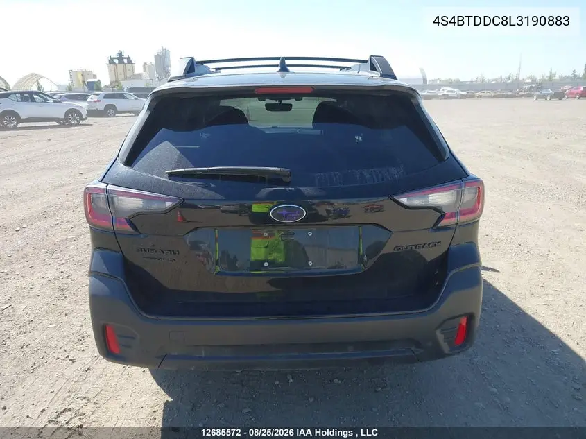 2020 SUBARU OUTBACK VIN 4S4BTDDC8L3190883 — фото 16