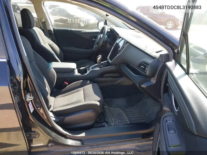 2020 SUBARU OUTBACK VIN 4S4BTDDC8L3190883 — фото 5