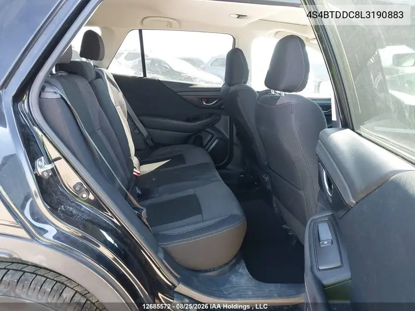 2020 SUBARU OUTBACK VIN 4S4BTDDC8L3190883 — фото 8