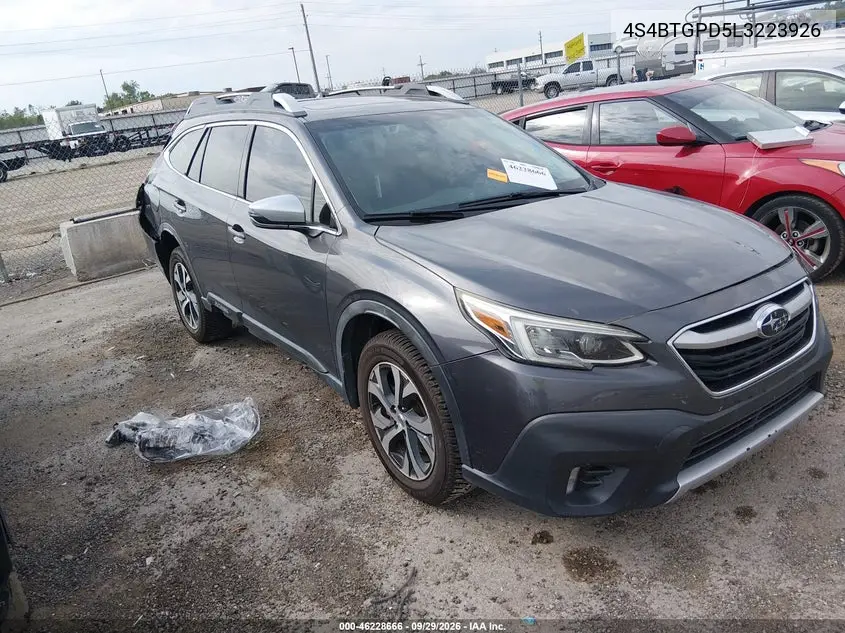 SUBARU OUTBACK 2020, VIN 4S4BTGPD5L3223926