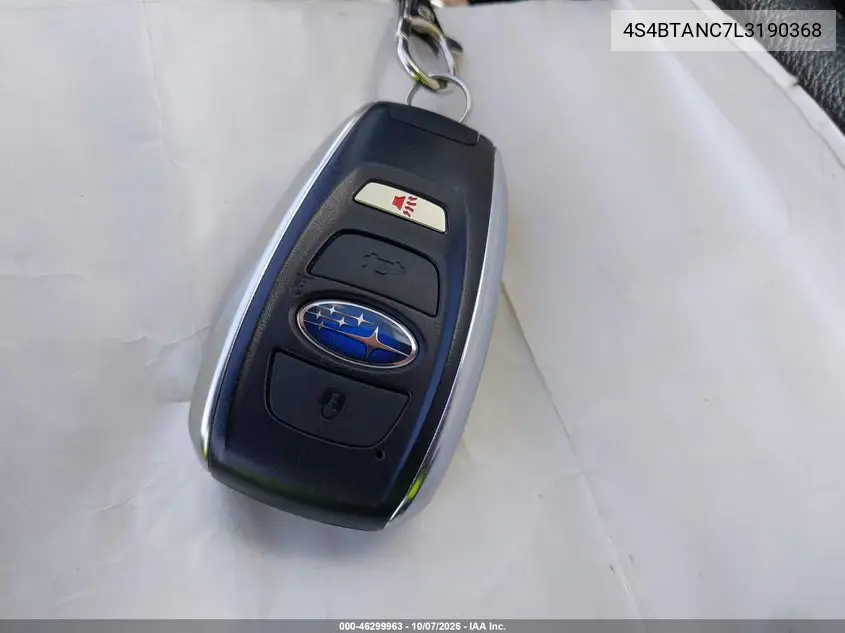 2020 SUBARU OUTBACK VIN 4S4BTANC7L3190368 — фото 11
