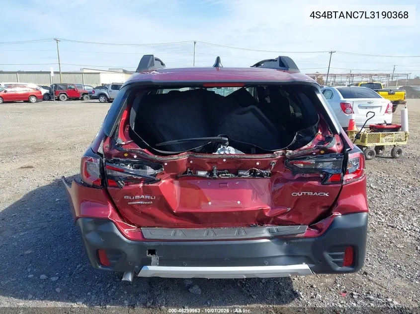 2020 SUBARU OUTBACK VIN 4S4BTANC7L3190368 — фото 16