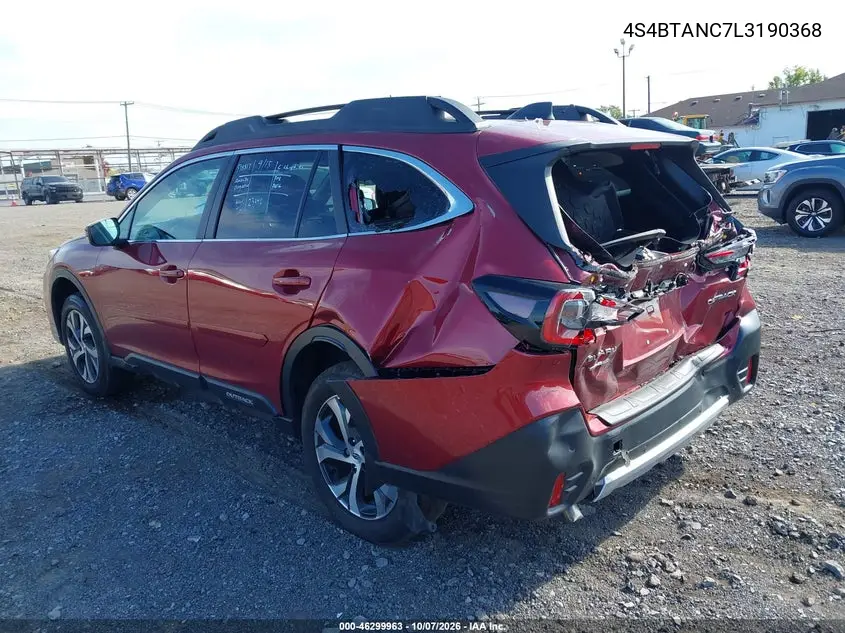 2020 SUBARU OUTBACK VIN 4S4BTANC7L3190368 — фото 18