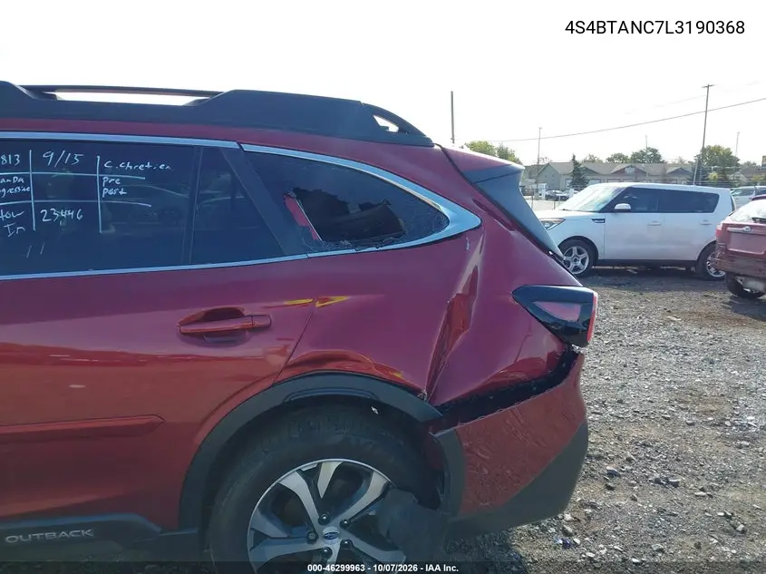 2020 SUBARU OUTBACK VIN 4S4BTANC7L3190368 — фото 19
