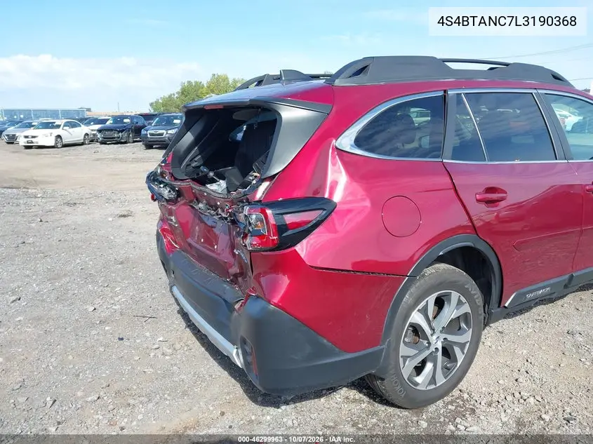 2020 SUBARU OUTBACK VIN 4S4BTANC7L3190368 — фото 6