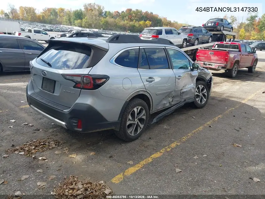 2020 SUBARU OUTBACK VIN 4S4BTANC9L3147330 — фото 4