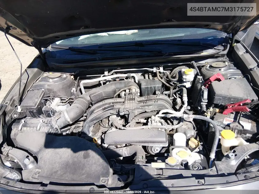 2021 SUBARU OUTBACK VIN 4S4BTAMC7M3175727 — фото 10