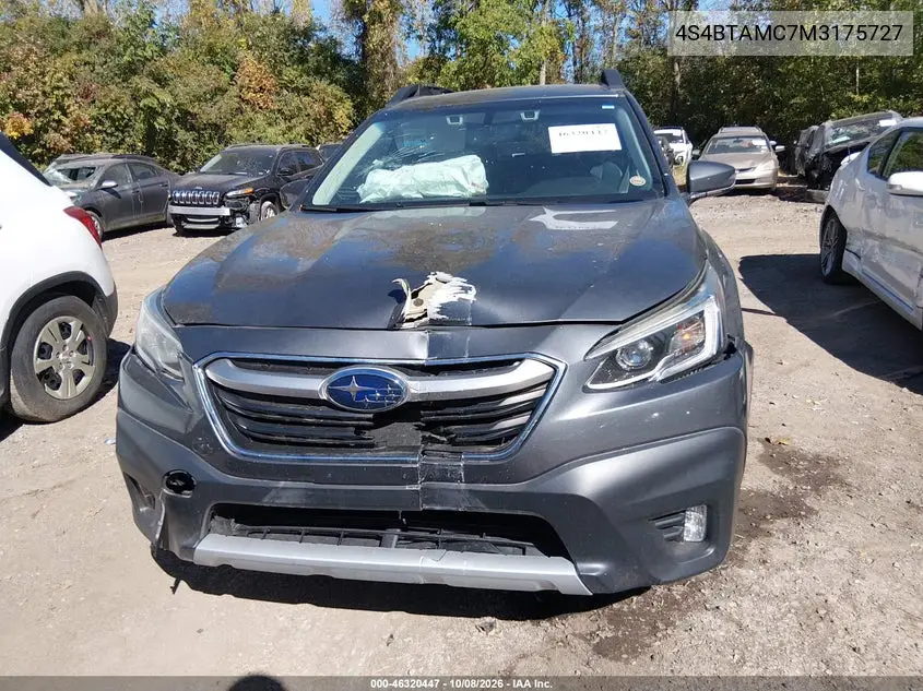 2021 SUBARU OUTBACK VIN 4S4BTAMC7M3175727 — фото 12