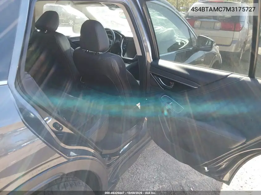 2021 SUBARU OUTBACK VIN 4S4BTAMC7M3175727 — фото 8