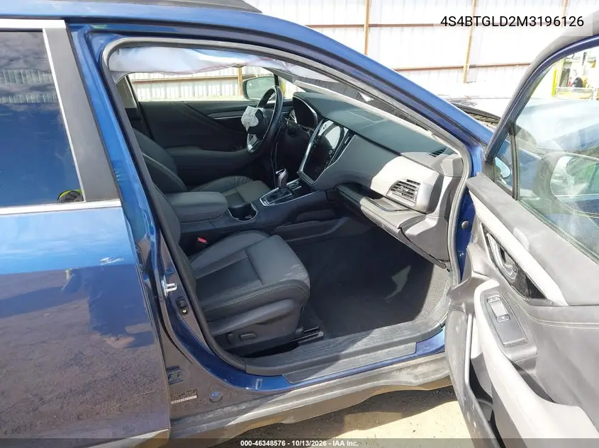 2021 SUBARU OUTBACK VIN 4S4BTGLD2M3196126 — фото 5