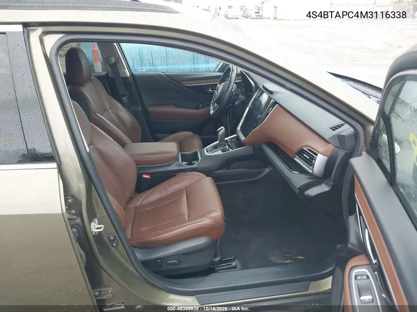2021 SUBARU OUTBACK VIN 4S4BTAPC4M3116338 — фото 5