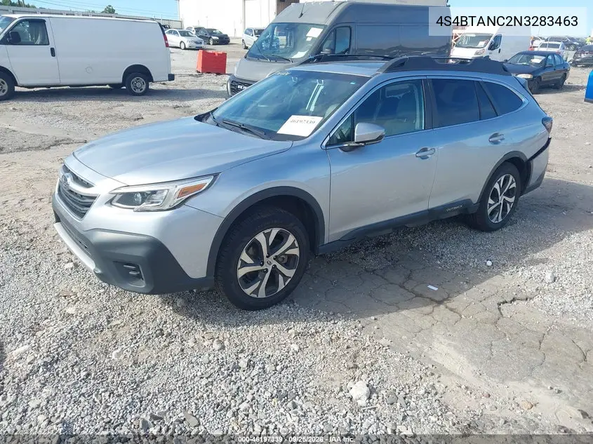 2022 SUBARU OUTBACK VIN 4S4BTANC2N3283463 — фото 2